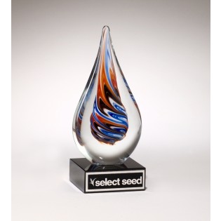 Teardrop Art Glass Award 1625