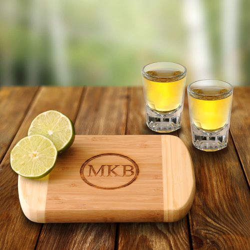 Lime Time Engraved Bamboo Cutting Board