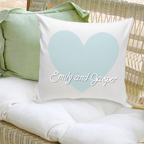 Personalized Couples Love Throw Pillows