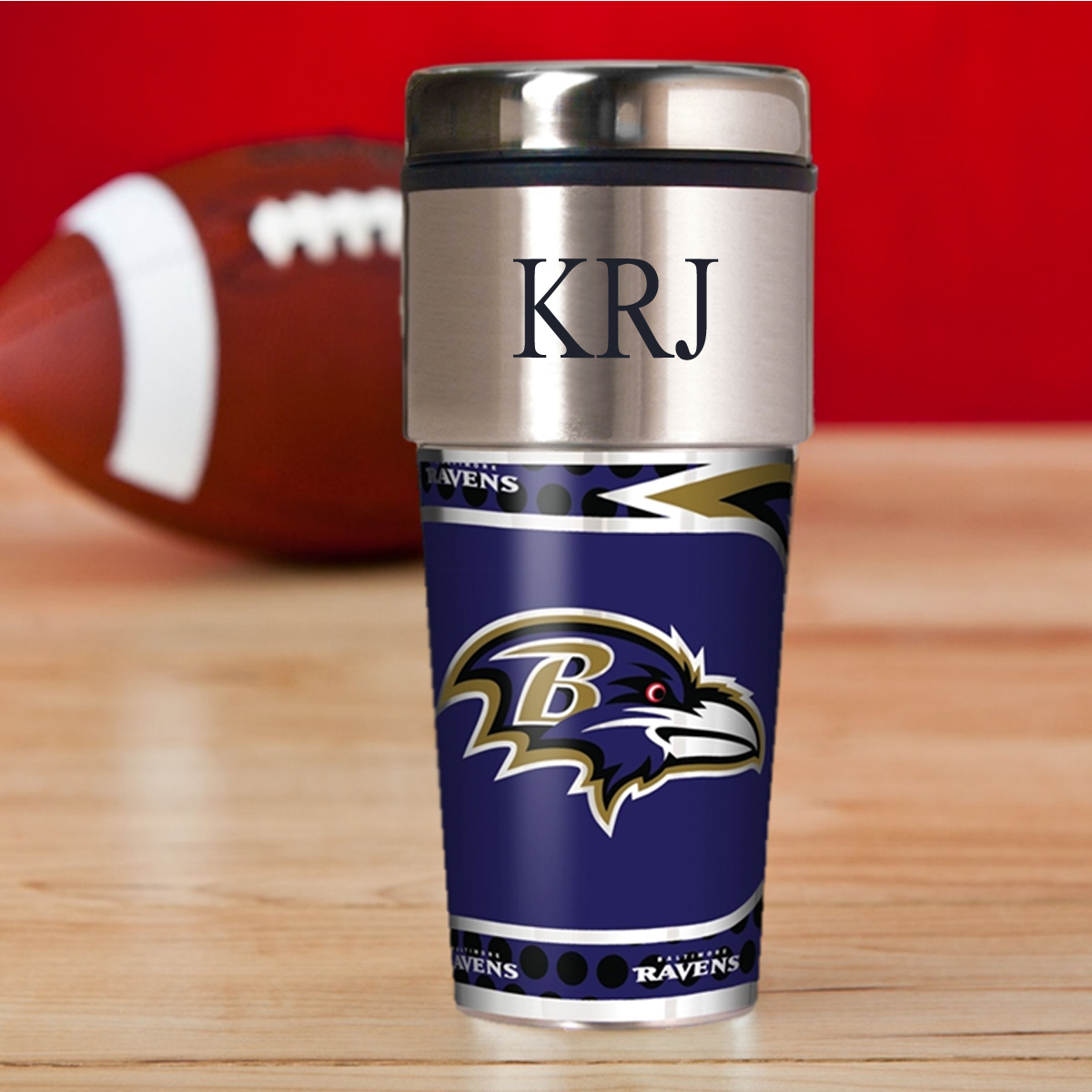 Personalized NFL Hot and Cold Tumbler