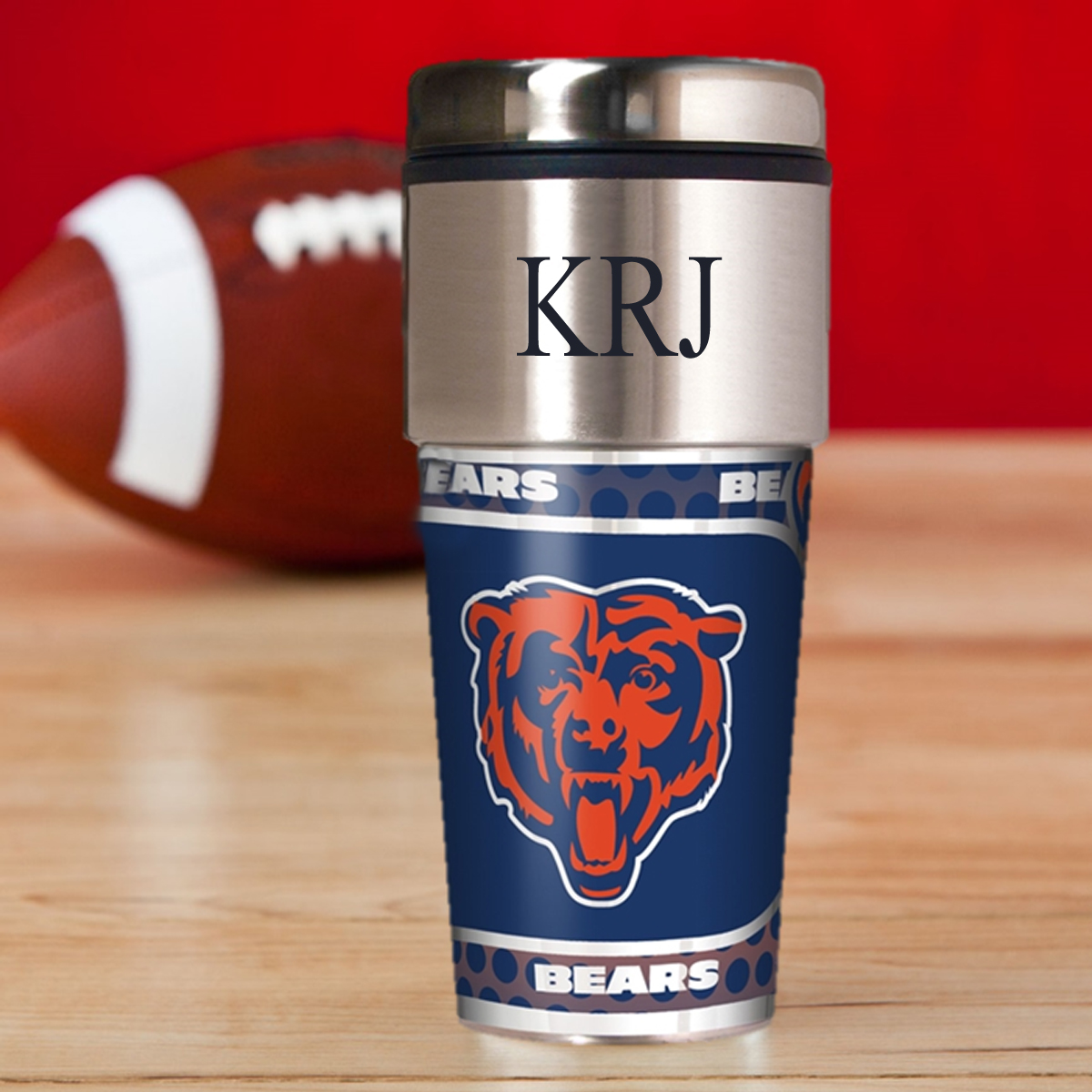 Personalized NFL Hot and Cold Tumbler