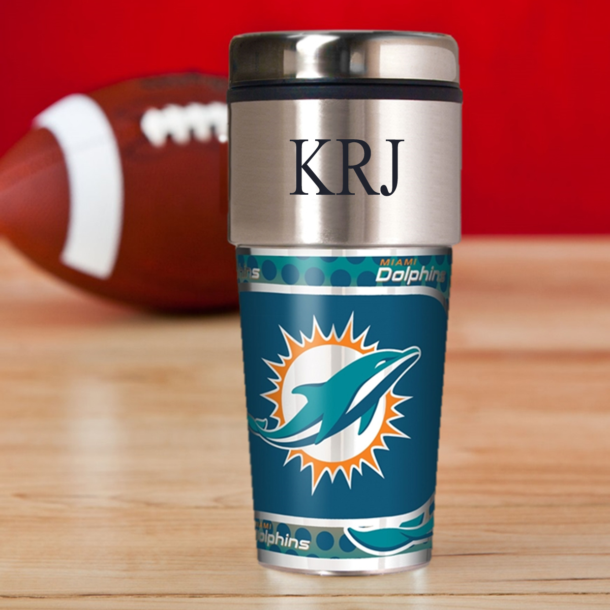 Personalized NFL Hot and Cold Tumbler