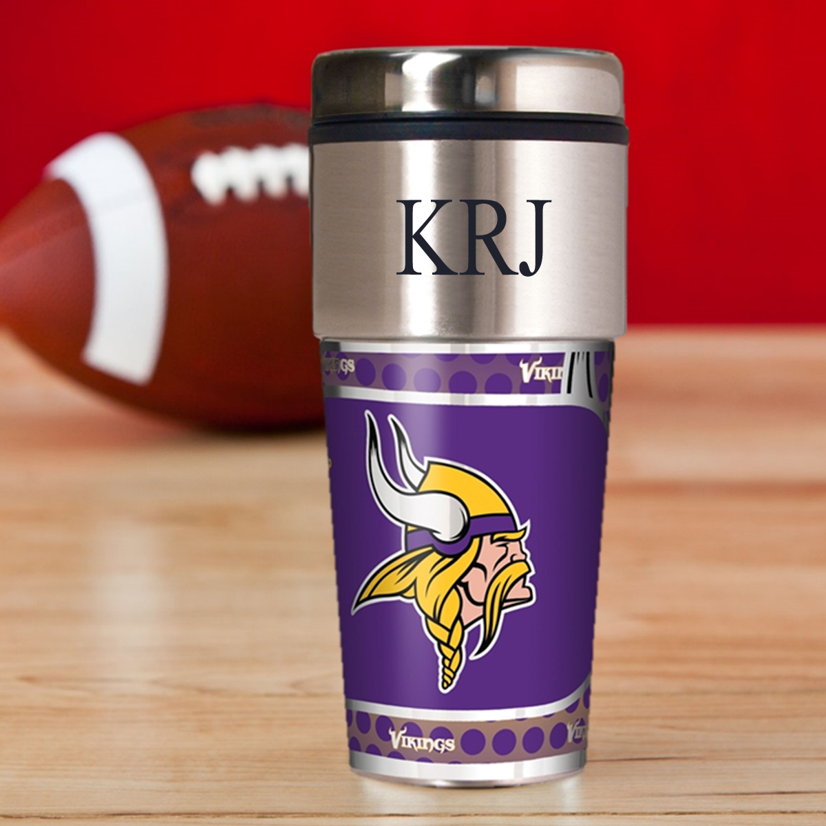 Personalized NFL Hot and Cold Tumbler