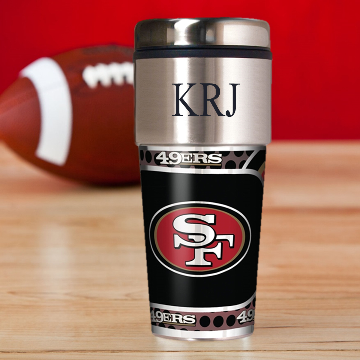 Personalized NFL Hot and Cold Tumbler