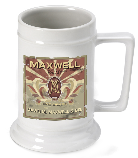 Personalized Ceramic 16oz Beer Stein Mug