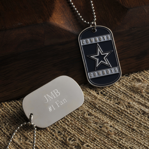 NFL Custom Engraved Dog Tag With True Colors GC869