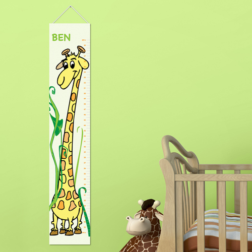 Kids Custom Height Chart Canvas