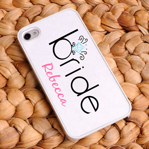 Custom Wedding Bling Iphone Protective Case