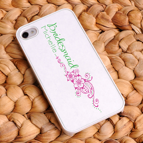 Custom Wedding Bling Iphone Protective Case