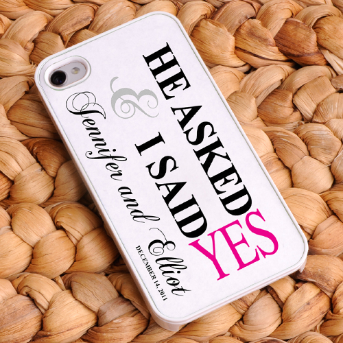 Custom Wedding Bling Iphone Protective Case