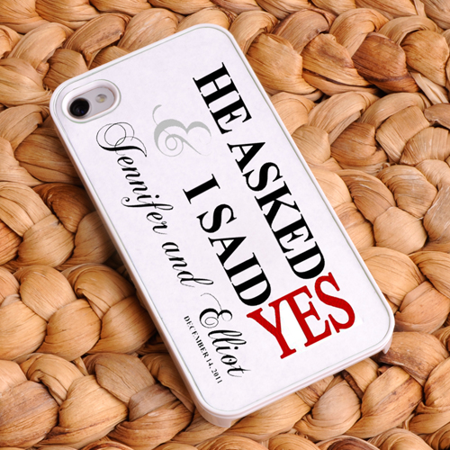 Custom Wedding Bling Iphone Protective Case