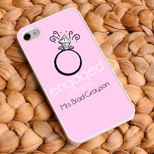 Custom Wedding Bling Iphone Protective Case