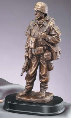 On Guard Resin Military Soldier MIL201