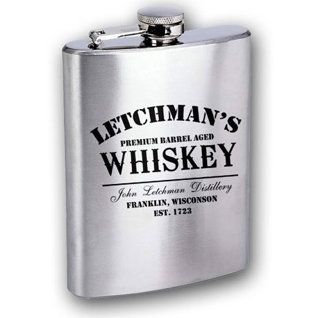 Personalized 6oz Whiskey Flask OBC-WF-P5