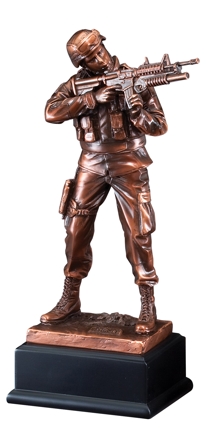 Ready Aim Fire Army Soldier Resin Statue RFB134